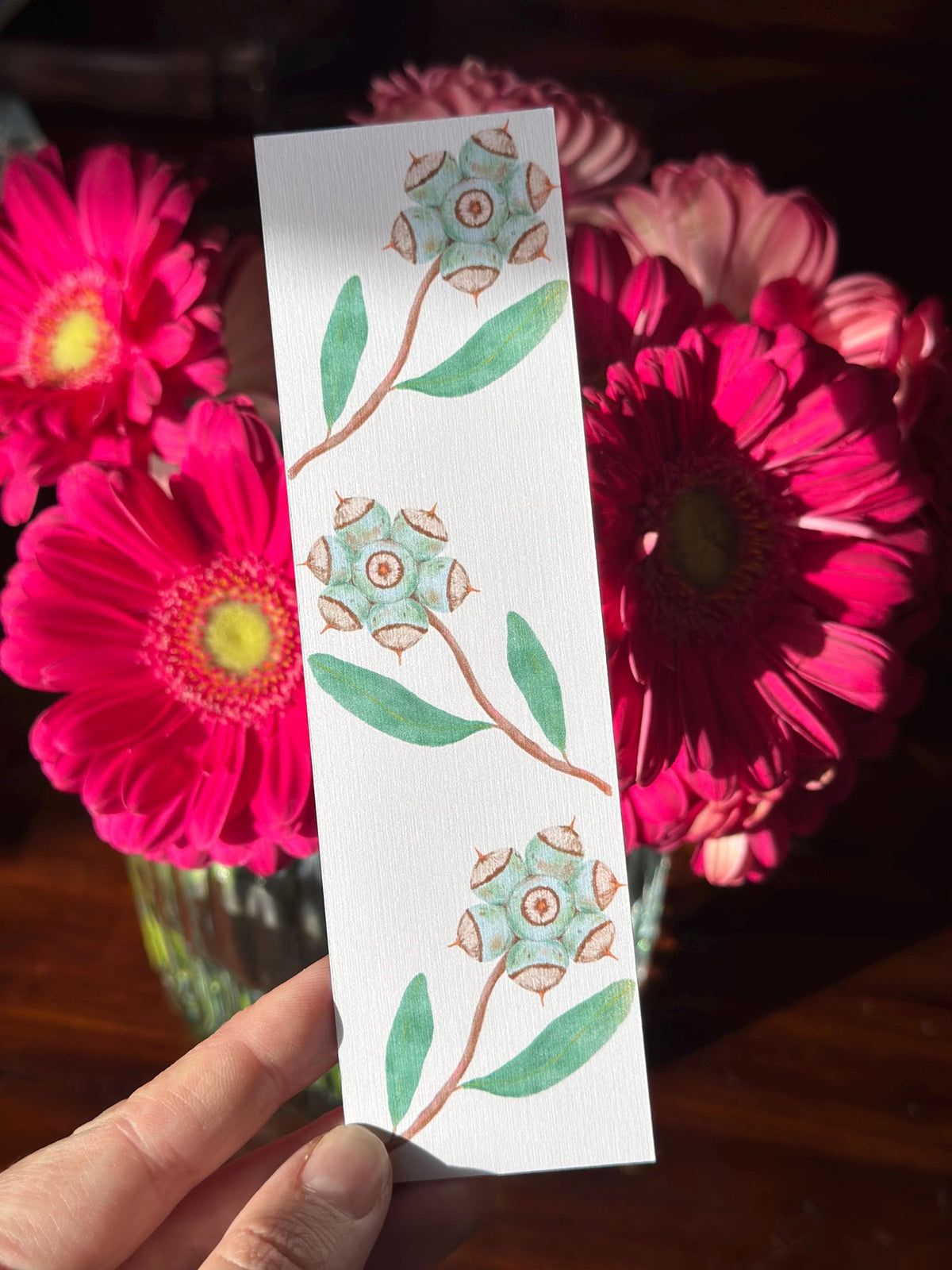 Australian Native Flora Bookmarks – Set of 6 Handmade Cardstock Bookmarks | Wild Bloom | Book Lover Gift