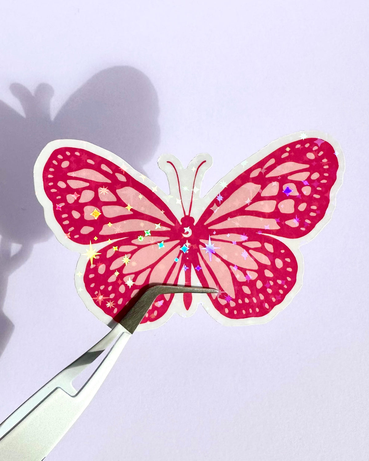 Holographic Butterfly Sticker | Waterproof Vinyl Decal
