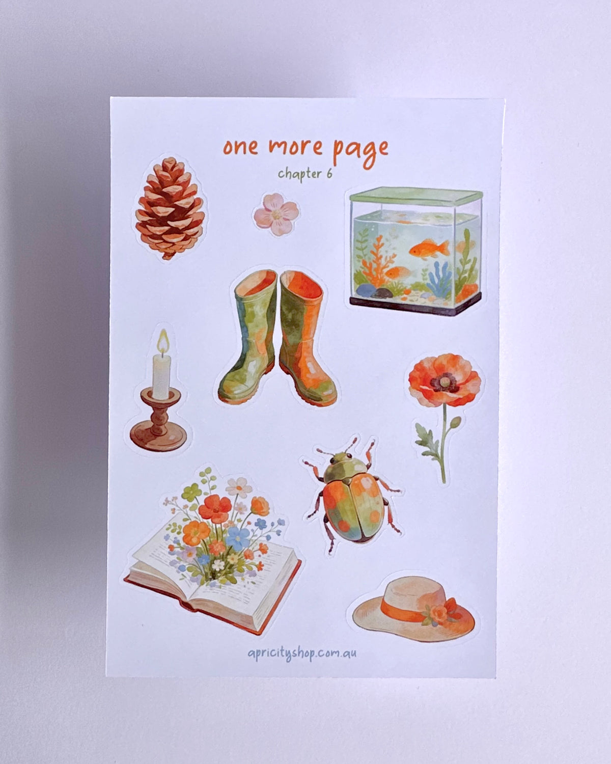 One More Page Sticker Sheet | Chapter 6