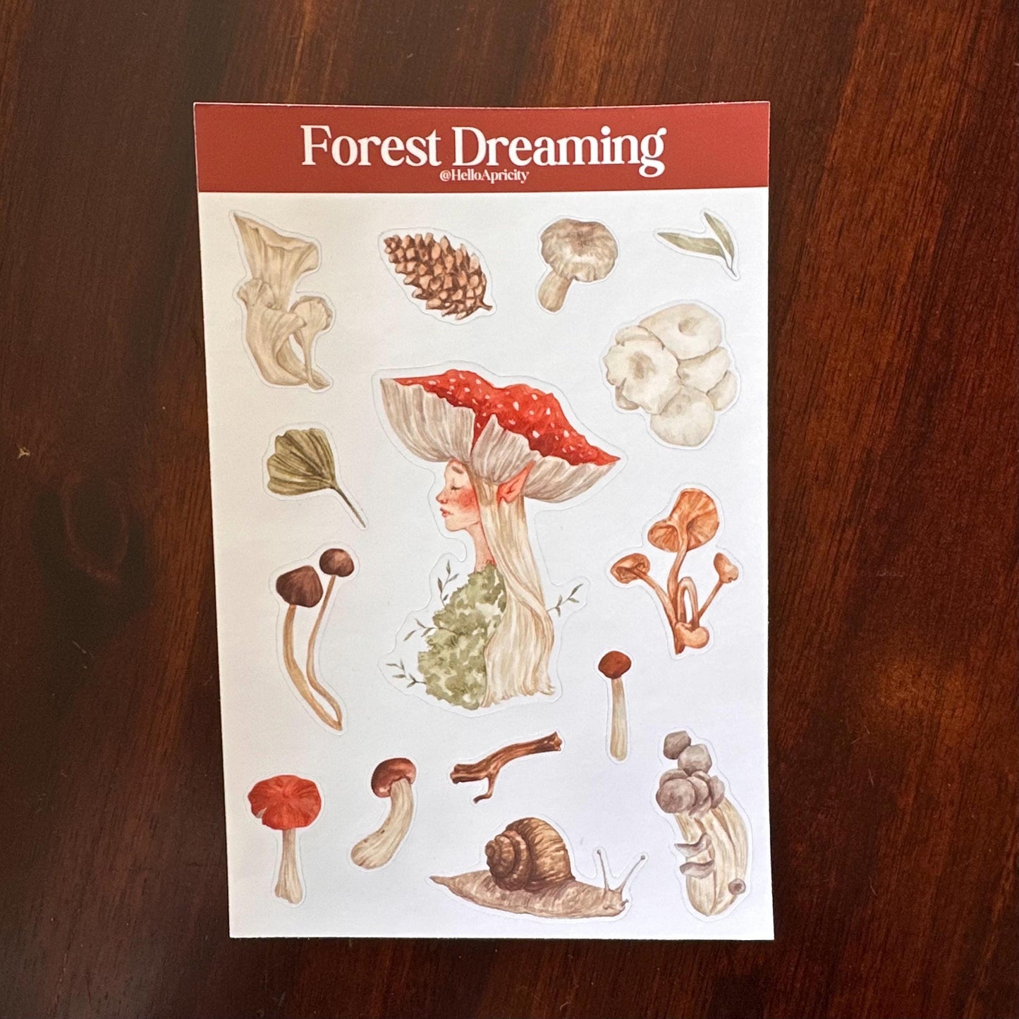 Forest Fairy Sticker Bundle – All 3 Sticker Sheets | 45 Stickers | Glossy Kiss Cut