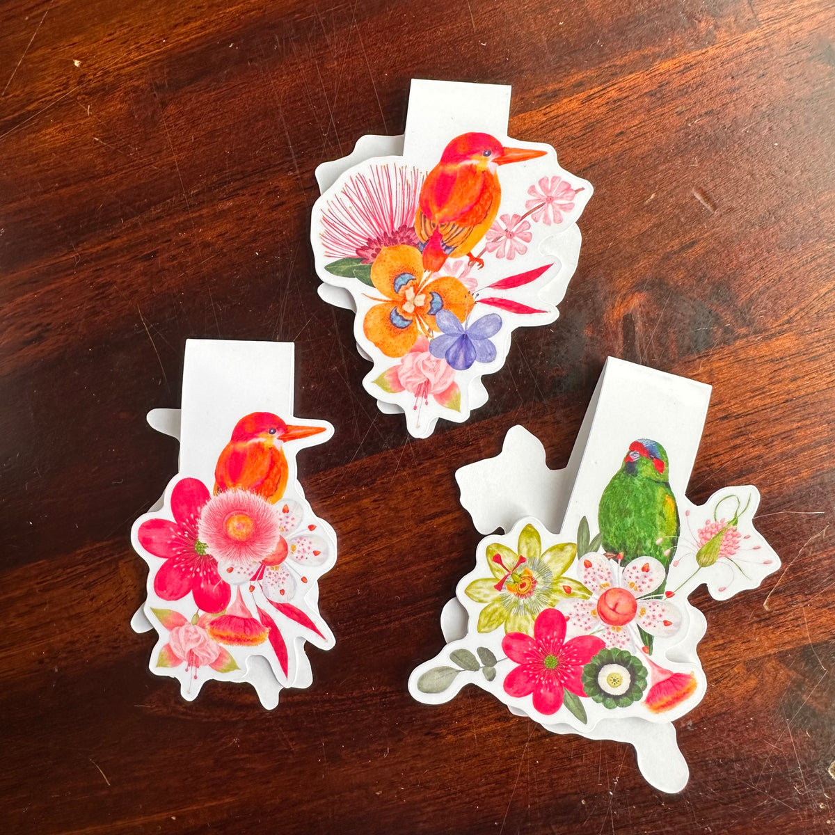 Magnetic Bookmark Set - Wild Bloom