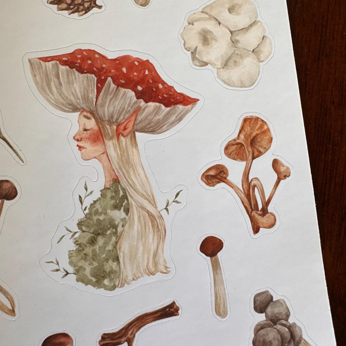 Forest Dreaming Sticker Sheet – 15 Stickers | Glossy Kiss Cut | Forest Fairy