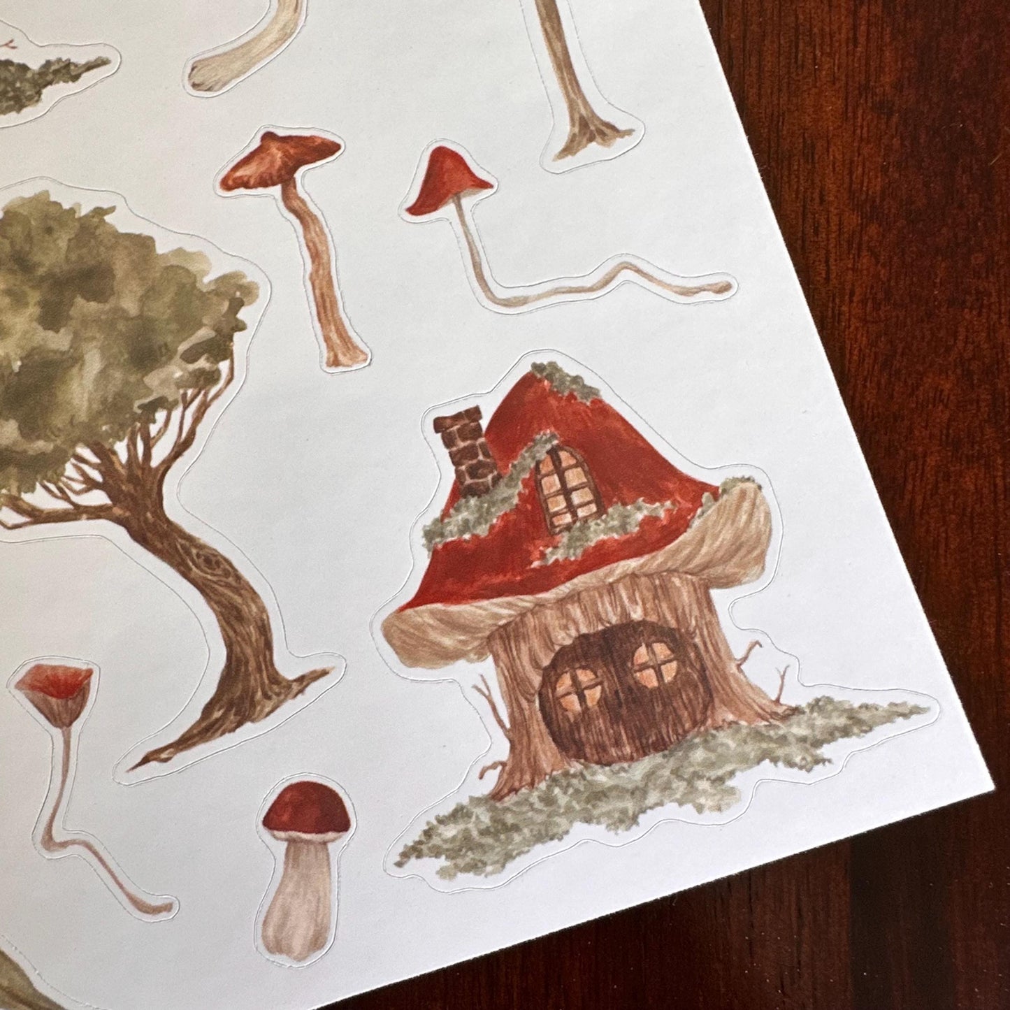 Forest Fairy Sticker Bundle – All 3 Sticker Sheets | 45 Stickers | Glossy Kiss Cut