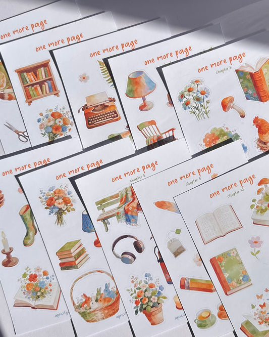 One More Page Sticker Sheet Bundle | All 10 Chapters