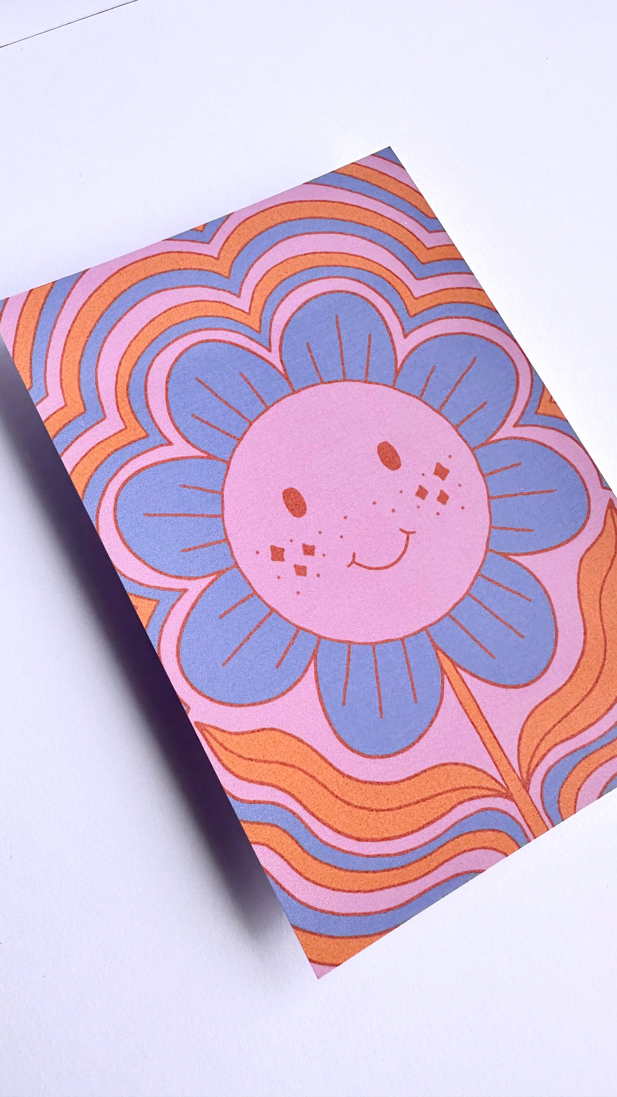 Happy Flower Art Print | Full Spectrum Collection | A6 Print