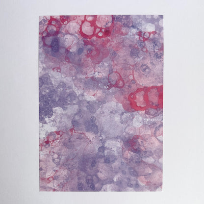 Bubble Watercolour Journal Paper Pack | 5 Scrapbook Papers for Journals & Planners