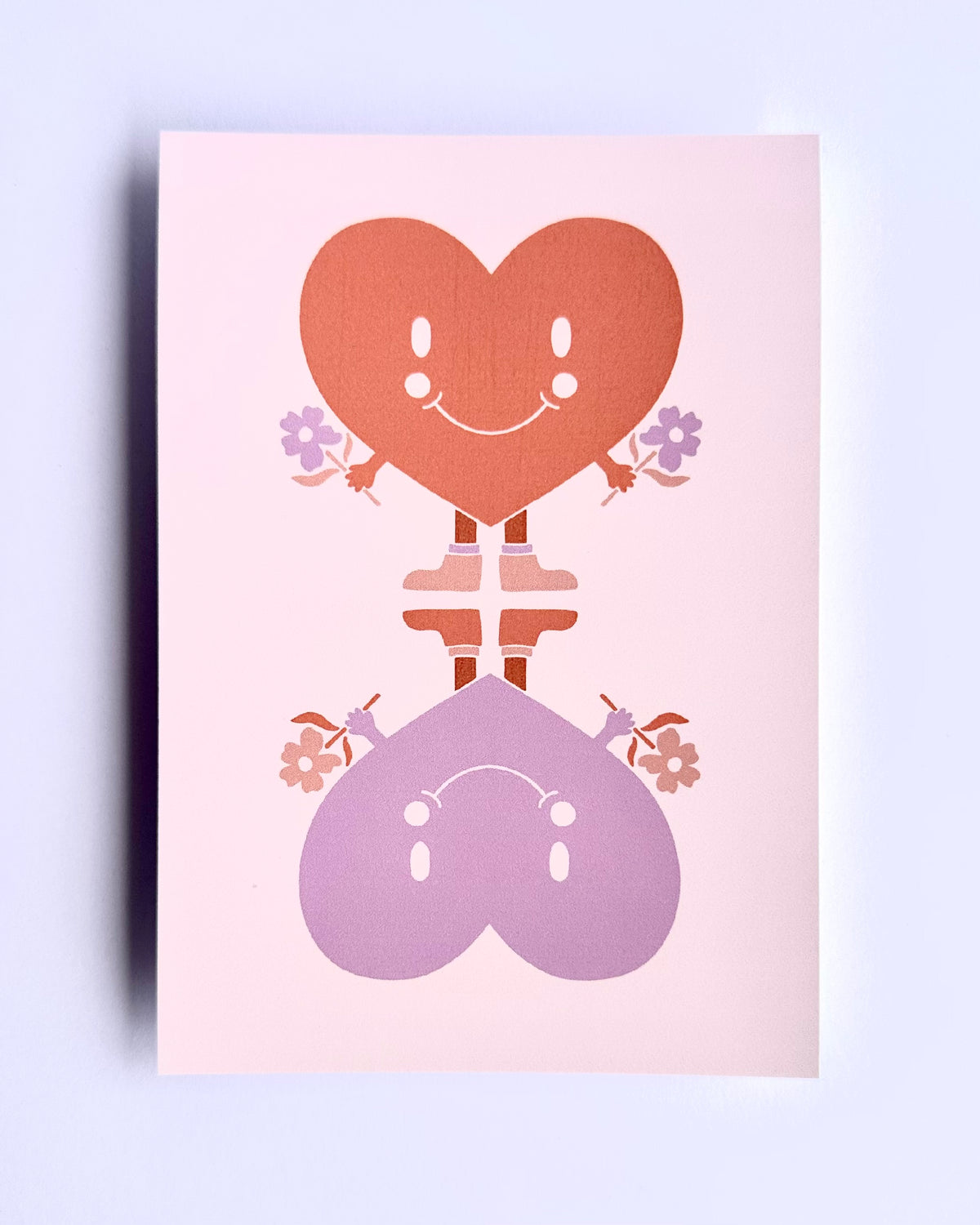 Heart to Heart Art Print | Sun Baked Collection | A6 Print