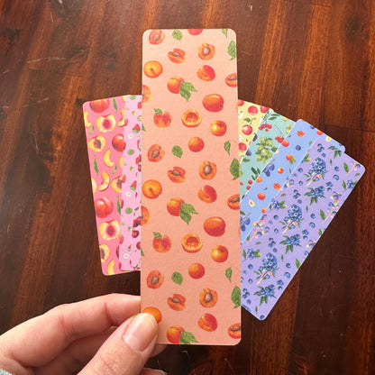 Fruit Bookmark Set of 8 – Watercolour Kitchen Garden Bookmarks | Cottagecore Reading Gift