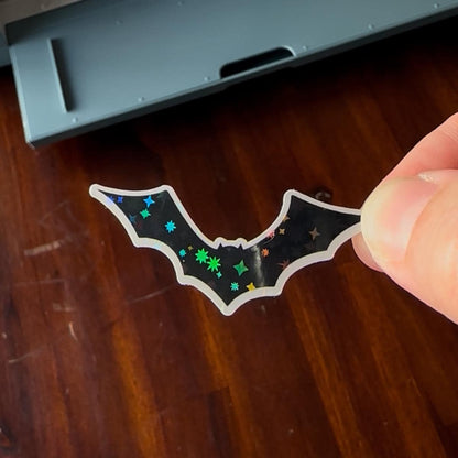 Halloween Holographic Sticker Bundle – All 3 Packs | 12 Sparkly Vinyl Die Cut Stickers