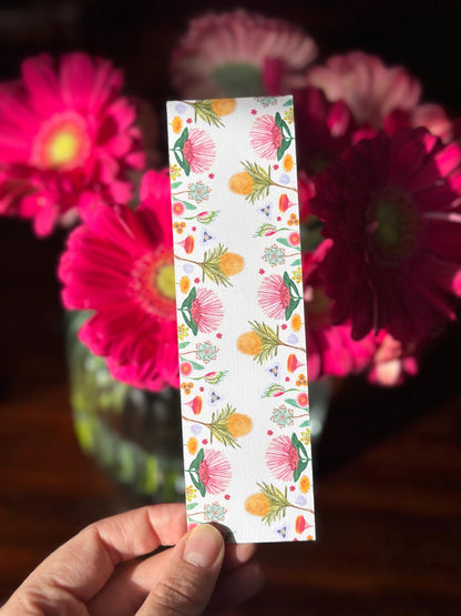 Australian Native Flora Bookmarks – Set of 6 Handmade Cardstock Bookmarks | Wild Bloom | Book Lover Gift