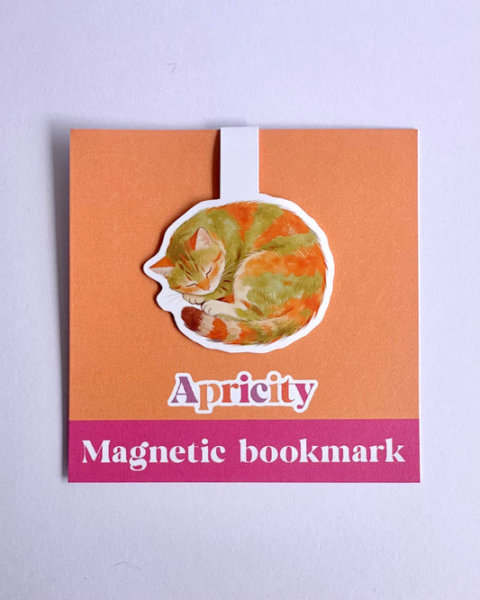 Sleepy Cat Magnetic Bookmark