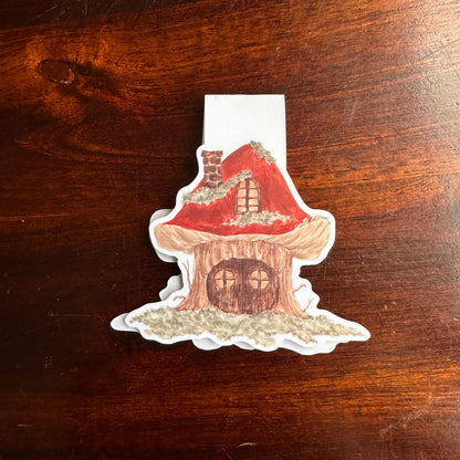 Magnetic Bookmark - Mushroom Cottage