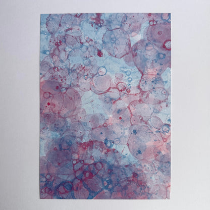 Bubble Watercolour Journal Paper Pack | 5 Scrapbook Papers for Journals & Planners
