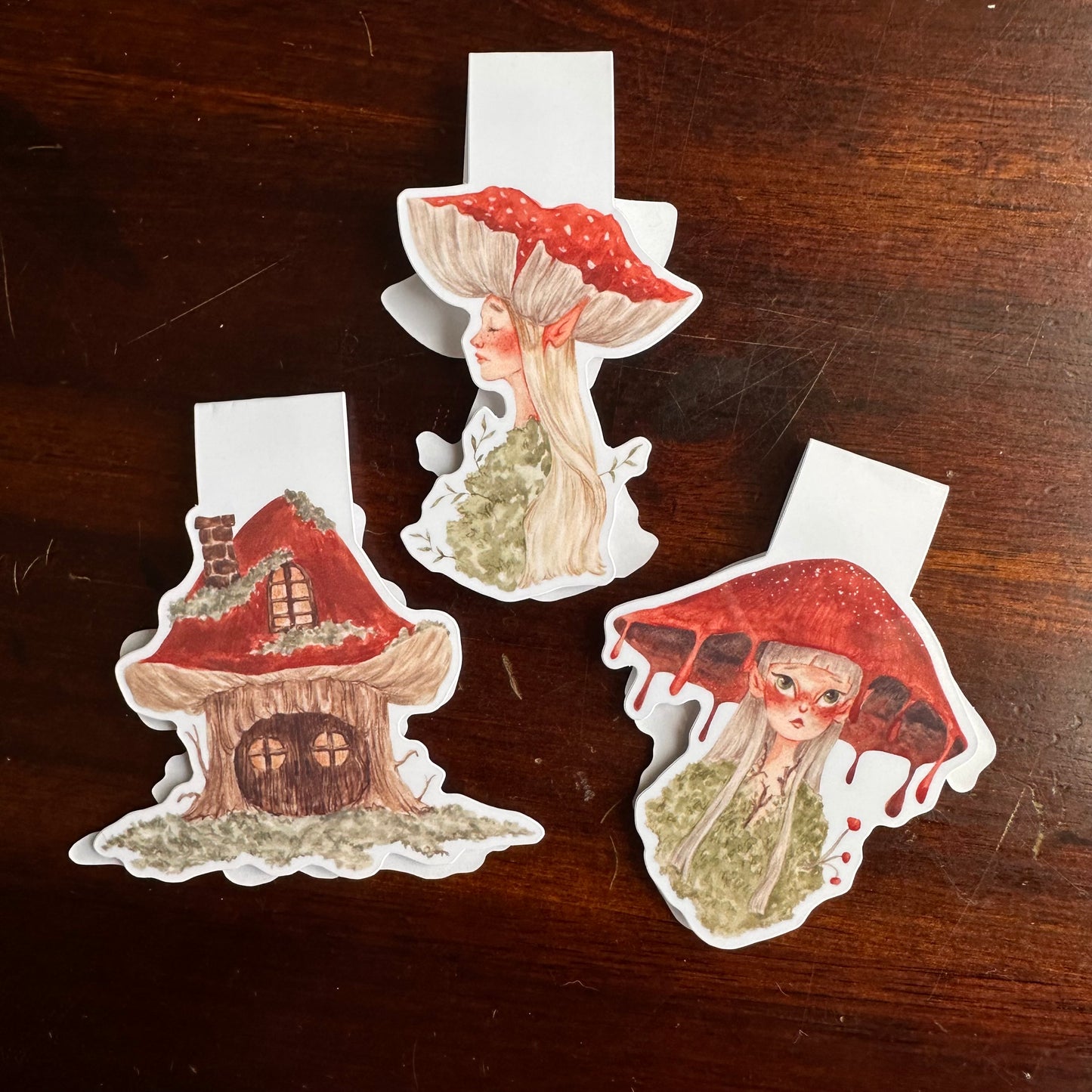 Magnetic Bookmark Set - Forest Fairy