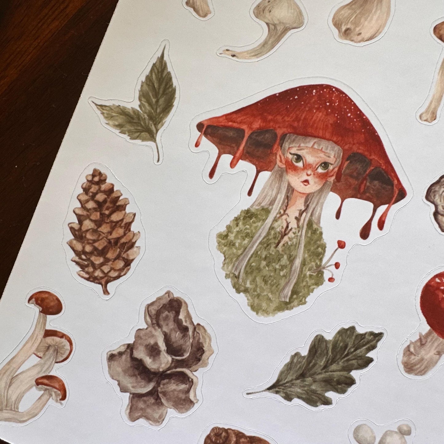 Forest Fairy Sticker Bundle – All 3 Sticker Sheets | 45 Stickers | Glossy Kiss Cut