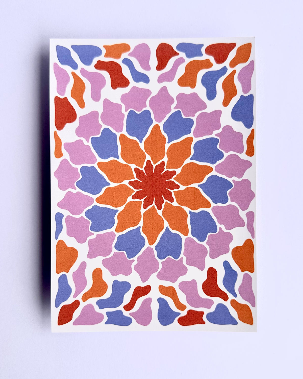Mosaic Bloom Art Print | Full Spectrum Collection | A6 Print