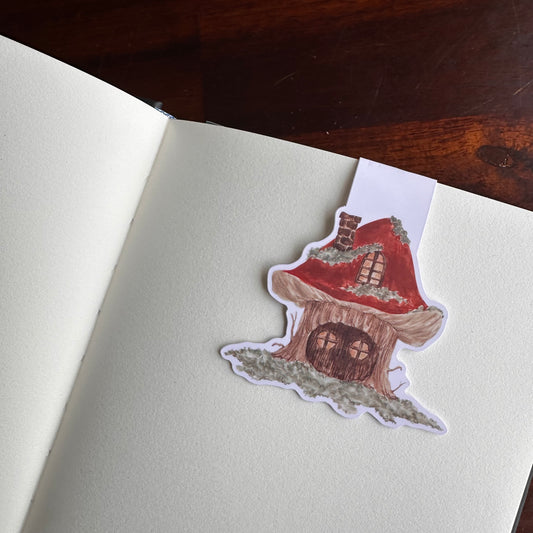 Magnetic Bookmark - Mushroom Cottage