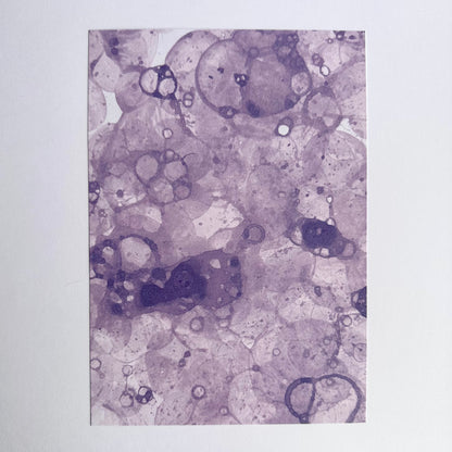 Bubble Watercolour Journal Paper Pack | 5 Scrapbook Papers for Journals & Planners