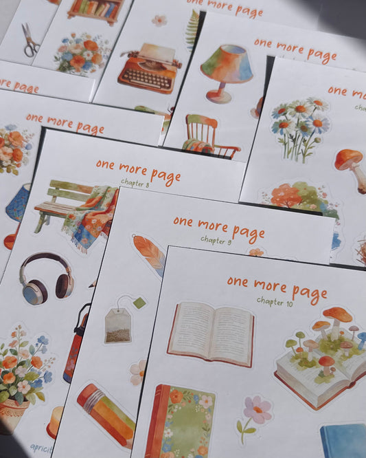 One More Page Sticker Sheet Bundle | All 10 Chapters