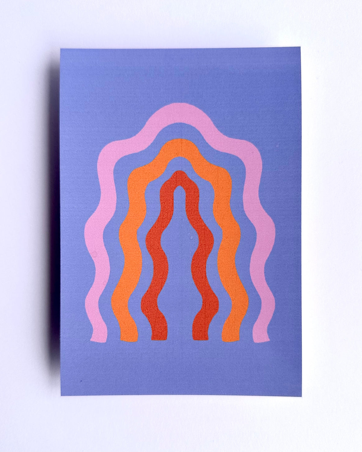 Wavy Rainbow Art Print | Full Spectrum Collection | A6 Print