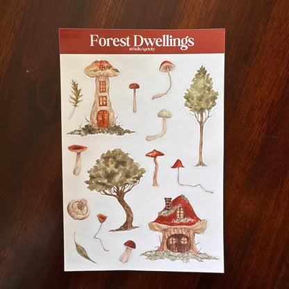 Forest Fairy Sticker Bundle – All 3 Sticker Sheets | 45 Stickers | Glossy Kiss Cut