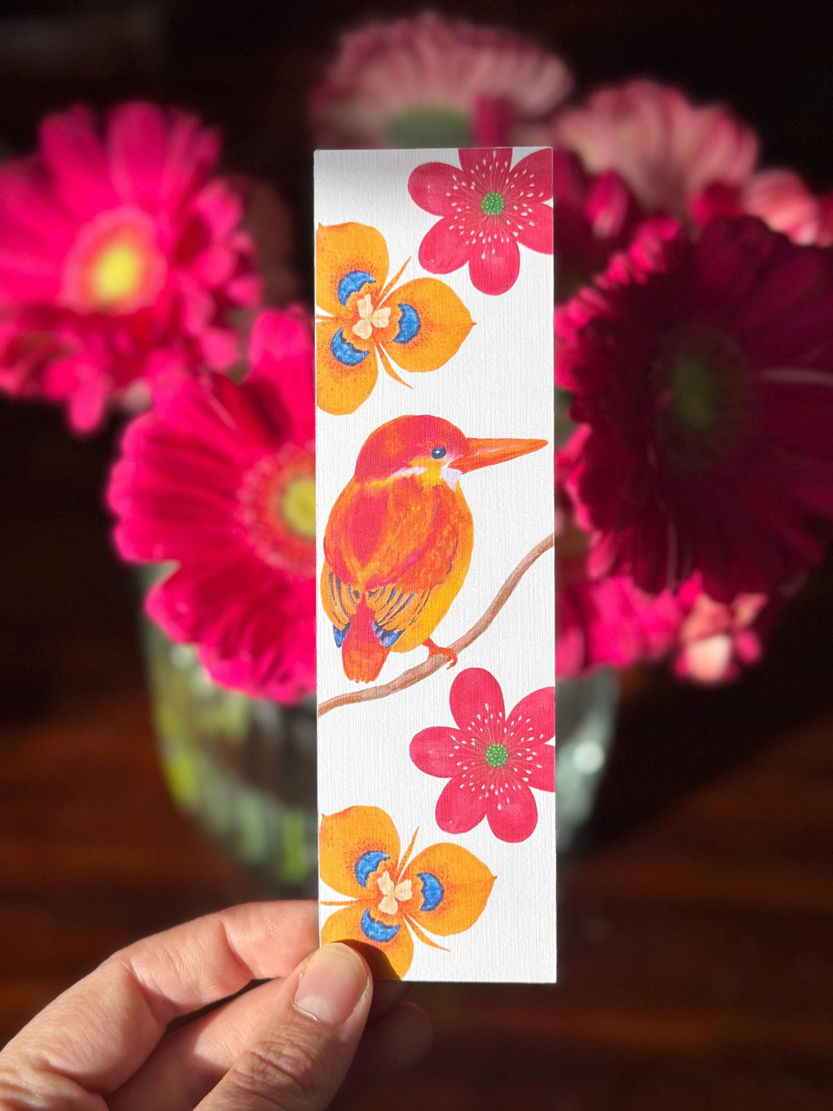 Australian Native Flora Bookmarks – Set of 6 Handmade Cardstock Bookmarks | Wild Bloom | Book Lover Gift