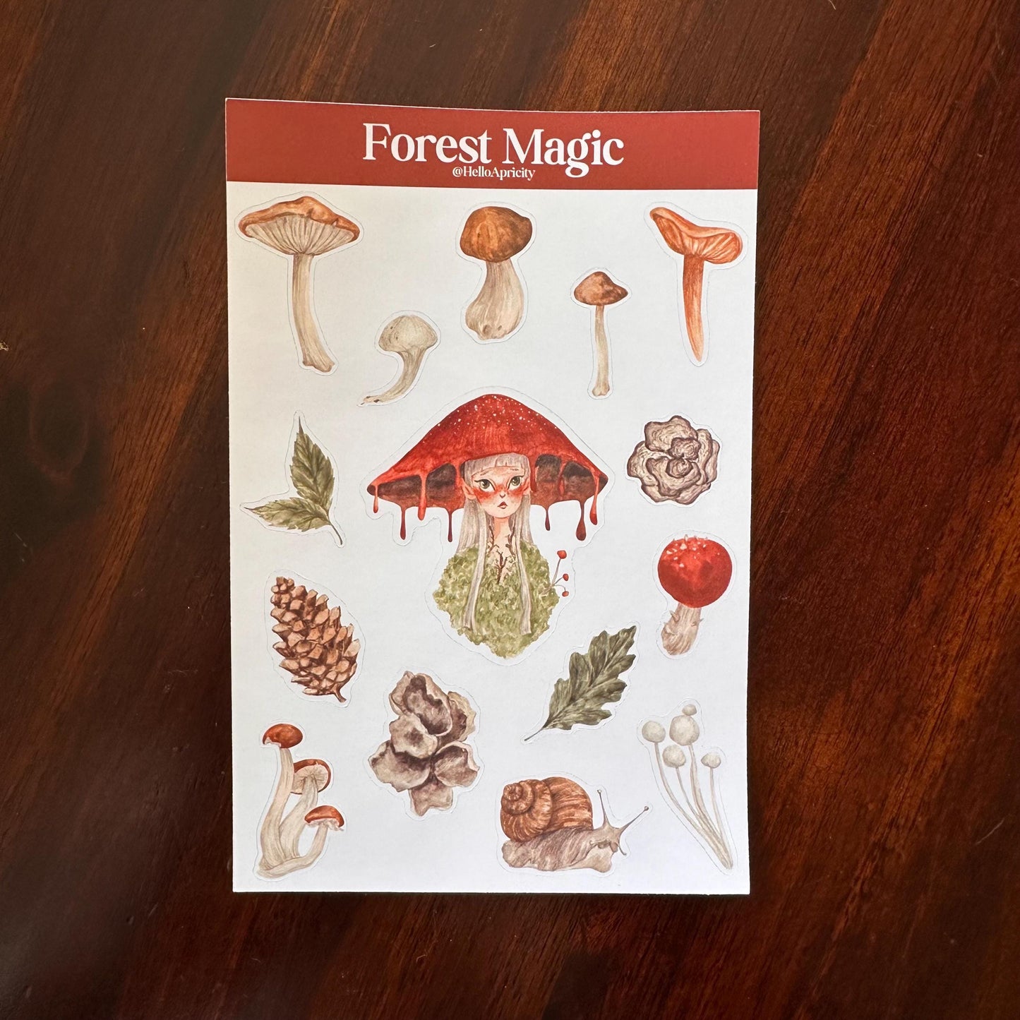 Forest Fairy Sticker Bundle – All 3 Sticker Sheets | 45 Stickers | Glossy Kiss Cut